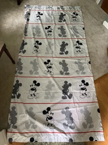 Disney Cortinas de ventana negro de poliéster