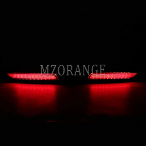 Pair LED Rear Bumper Reflector Lights For Honda CRV CR-V 2010-2011 Brake Lamps - Picture 4 of 12