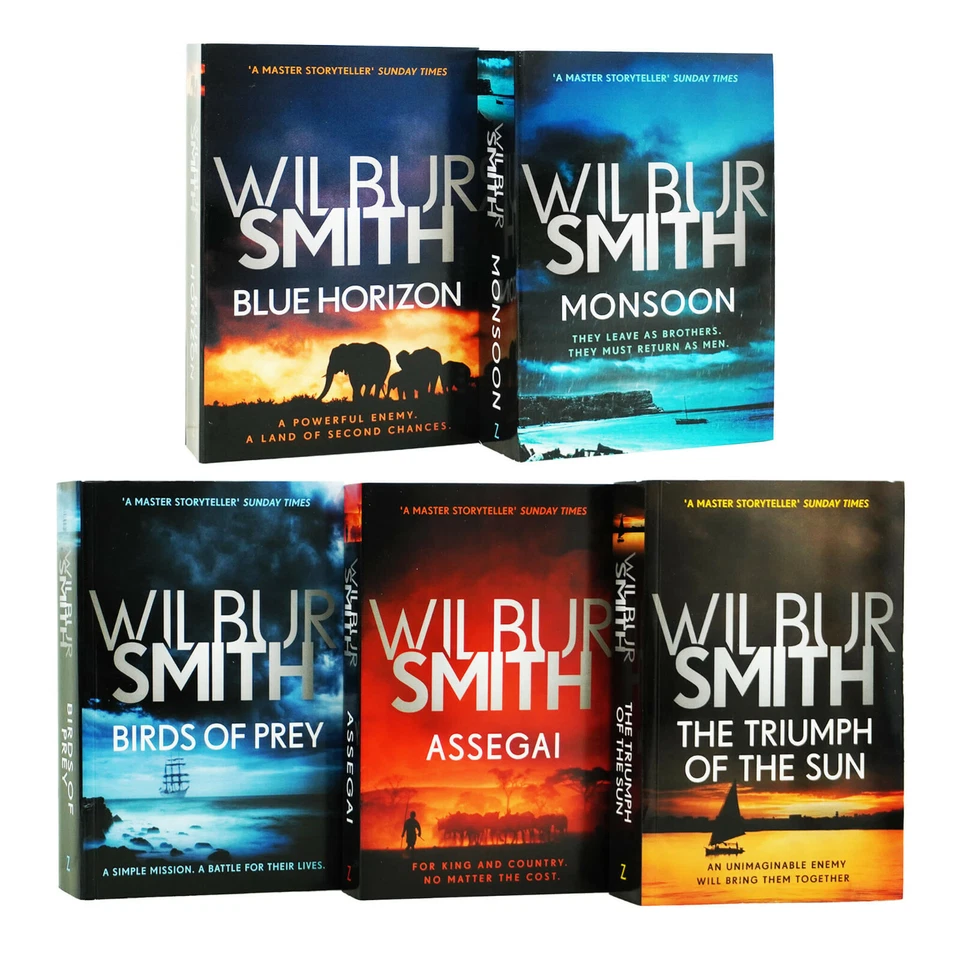 The Courtney Series 5 Books 9 to 13 Collection - Young Adult - By Wilbur Smith Foto 2 de 4