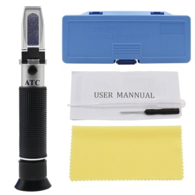 Handheld Salinity Refractometer 0 to Salinometer Concentration Tester