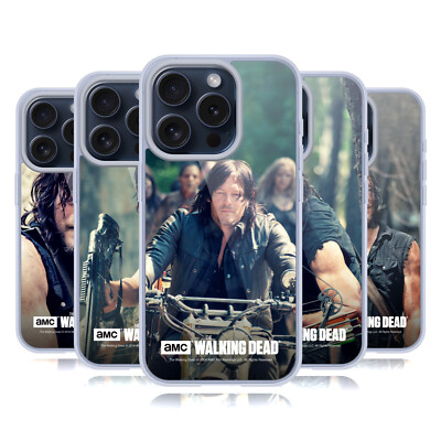 OFFICIAL AMC THE WALKING DEAD DARYL DIXON SOFT GEL CASE FOR APPLE iPHONE PHONES