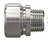 AMFICO CG200F1380, Cord Grip Connector, 2", 1.25 to 1.38" Cord, Steel, 1pc