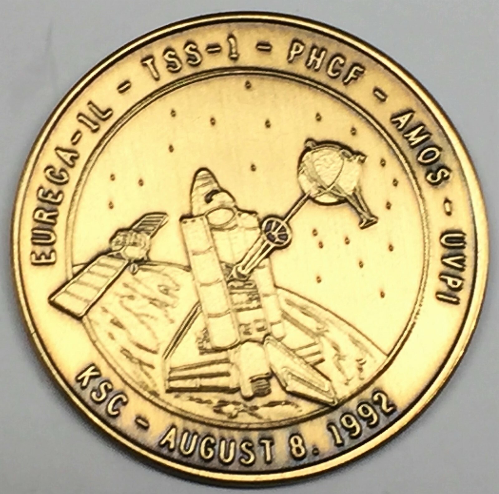 N046 NASA SPACE SHUTTLE COIN / MEDAL, ATLANTIS STS46 eBay