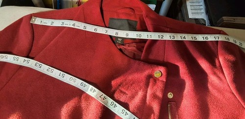 Attention XL Burgundy Zip Women's Jacket - Picture 9 of 11