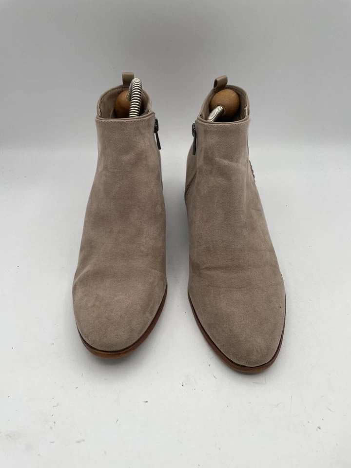 Botines Sam & Libby para mujer talla 8,5 marrón imitación cuero cremallera Foto 2 de 4