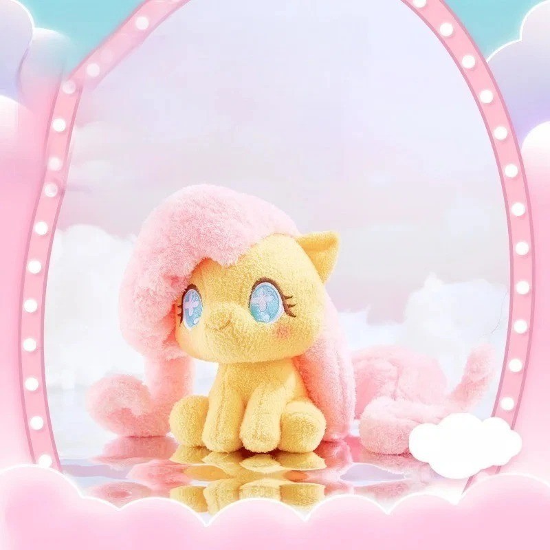 Cute Plush Pony Doll Q Version Stuffed Toy for Girls Gift