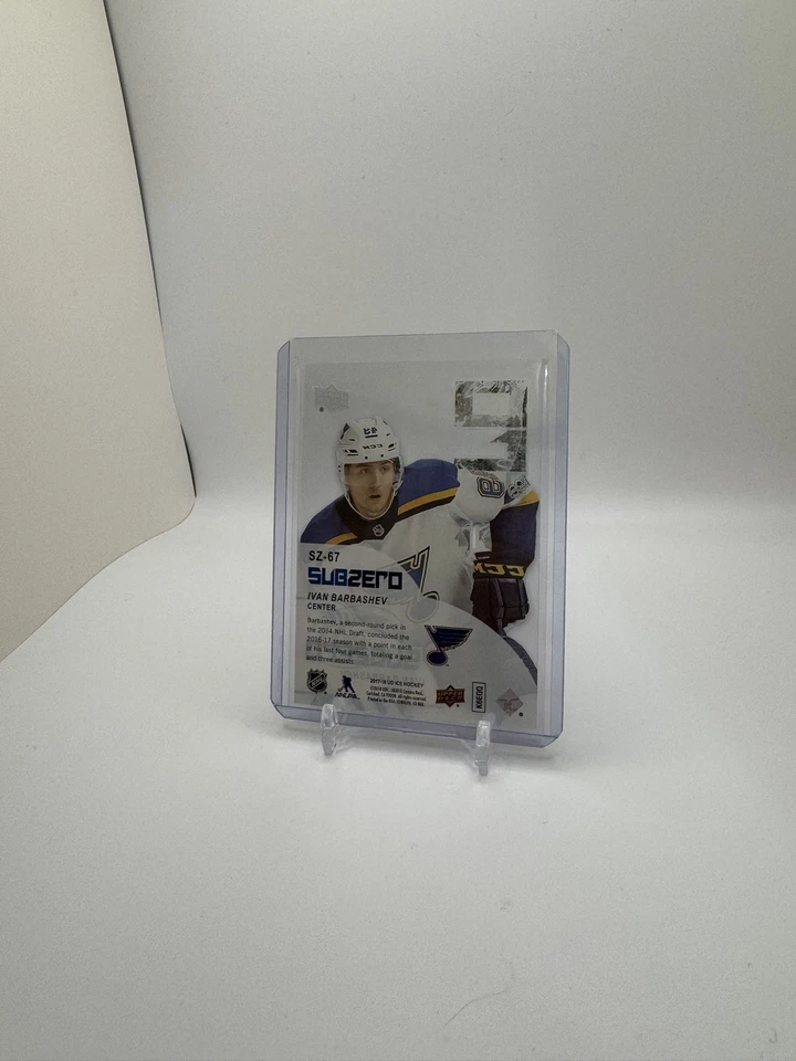 2017-18 Upper Deck Ice Subzero Rookie Ivan Barbashev #SZ-67 Rookie RC - Image 2 of 2