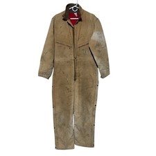 Carhartt Vintage 9960Z Duck Canvas Insulated Coveralls Men Size 42R Barn Chore