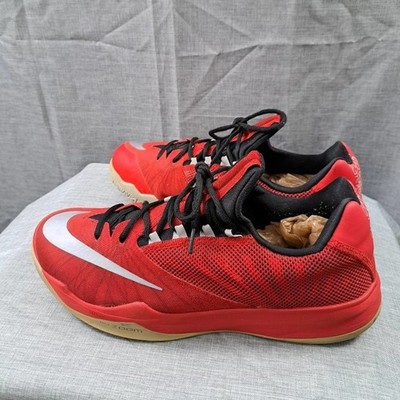 %Nike Zoom Run The One Red Grey Blk Running Shoes Sneaker Mens 13 / A 32