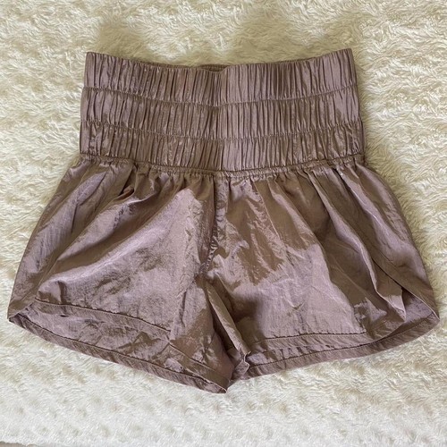 Free People Movement Way Home Shorts Women's Size XS Purple High Rise Running