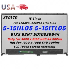 5D10S39644 for Lenovo IdeaPad Flex 5-15ITL05 5-15IIL05 4K UHD LCD Touch Screen