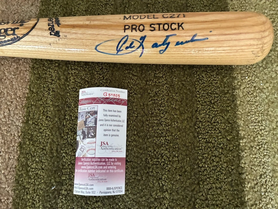 Бейсбольная бита с автографом Карла Ястржемски из Red Sox Louisville Slugger C271 сертификат JSA - Изображение 2 из 4