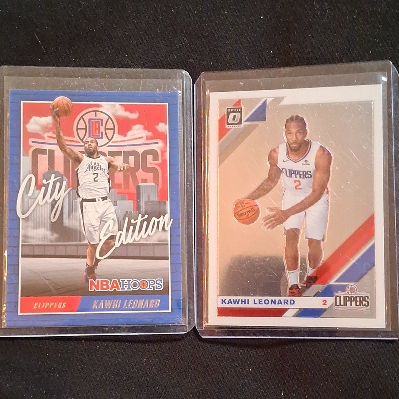 Panini Hoops City Edition/Donruss Optic 2019-20 Kawhi Leonard #13/#30 2-Card Lot