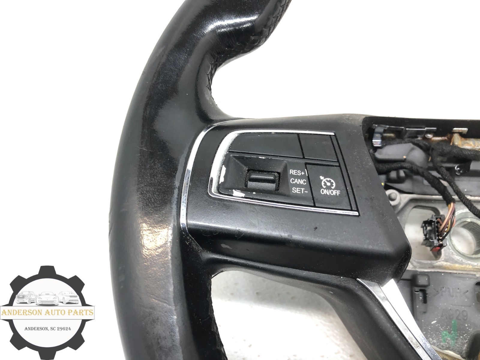 2014-2020 MASERATI QUATTROPORTE LEATHER STEERING WHEEL W/ SWITCHES OEM #NOTE