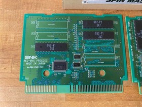 Mvs Neo Geo Spin Master Cassette and Box not same serial