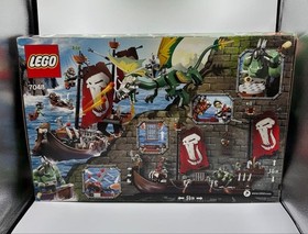 LEGO Castle Fantasy Era Troll Warship 7048 In 2008 Used W/Manual & Box As Is