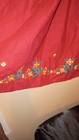 Tostmann Red Cotton Sleeveless Dirndl Dress, Floral Embroidered, Size M — photo 4