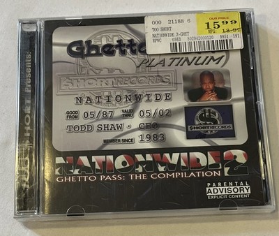 Nationwide 2 Ghetto Pass: The Compilation [Southwest Wholesale] Too $hort SEALED