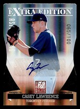 2011 Donruss Elite Extra Signature Aspirations 161 Casey Lawrence Auto Card /100