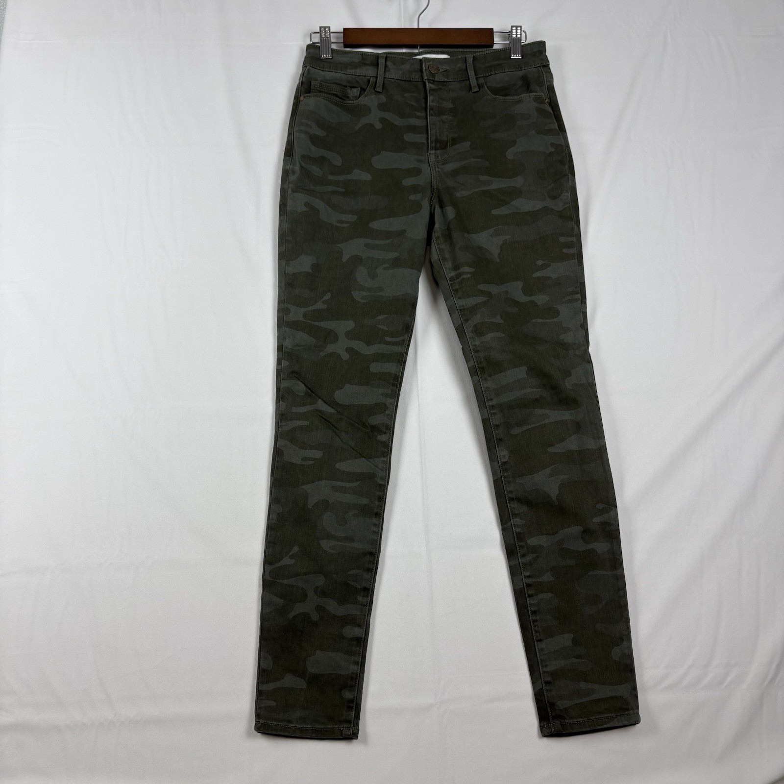 Social Standard by Sanctuary Jeans Womens High Rise Skinny Camo Size 4