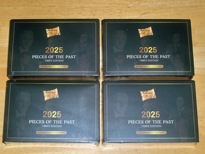4 Sealed Boxes -- PIECES OF THE PAST 1900 -- 2025 1900's EDITION 4 Keepsake Box