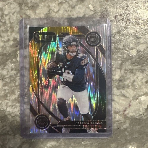 2024 Panini Select - Club Level Caleb Williams Black & Gold Shock (RC) BEARS