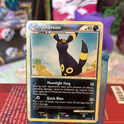 Pokemon Umbreon Call of Legends 22/95 Reverse Holo Moderately Played MP 2011