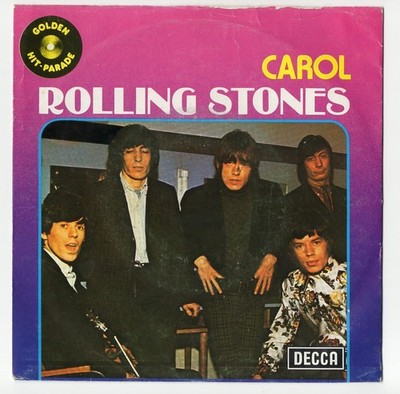 The ROLLING STONES * Carol * 1973 BELGIUM ORANGE VINYL 7'' 45 *
