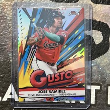 🔥RARE 2025 Topps Finest - Jose Ramirez GUSTO G-1 Cleveland Guardians 🔥