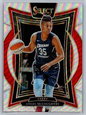 2025 Panini Select WNBA #34 Angel McCoughtry Silver Prizms