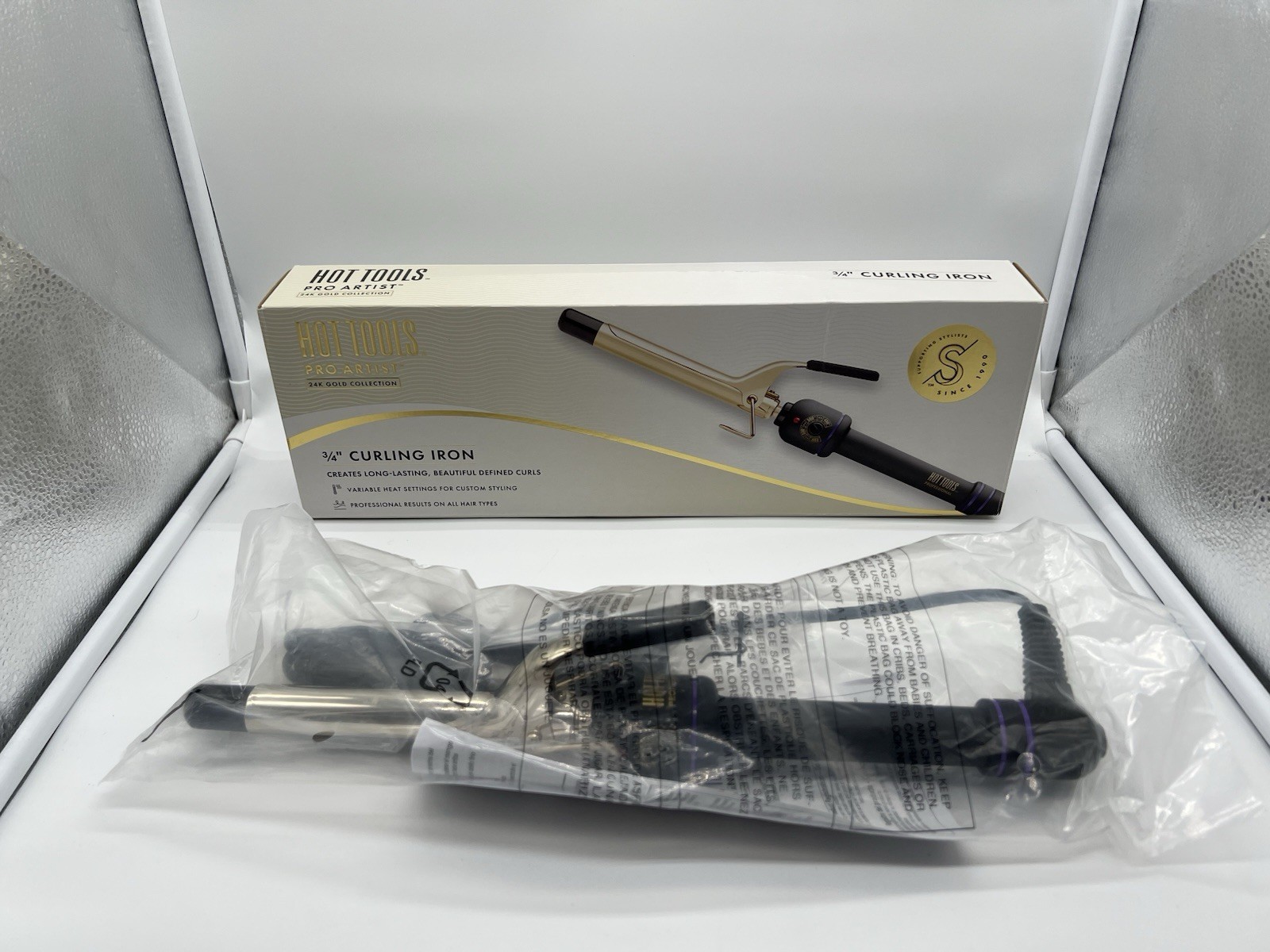 Hot Tools 3/4 Inch Curling Iron for Beginners with Long-Lasting Defined Curls