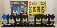 LEGO DC BATMAN BRICK HEADZ 8in1 COMPLETE ALL 8 BRICK HEADZ 40748