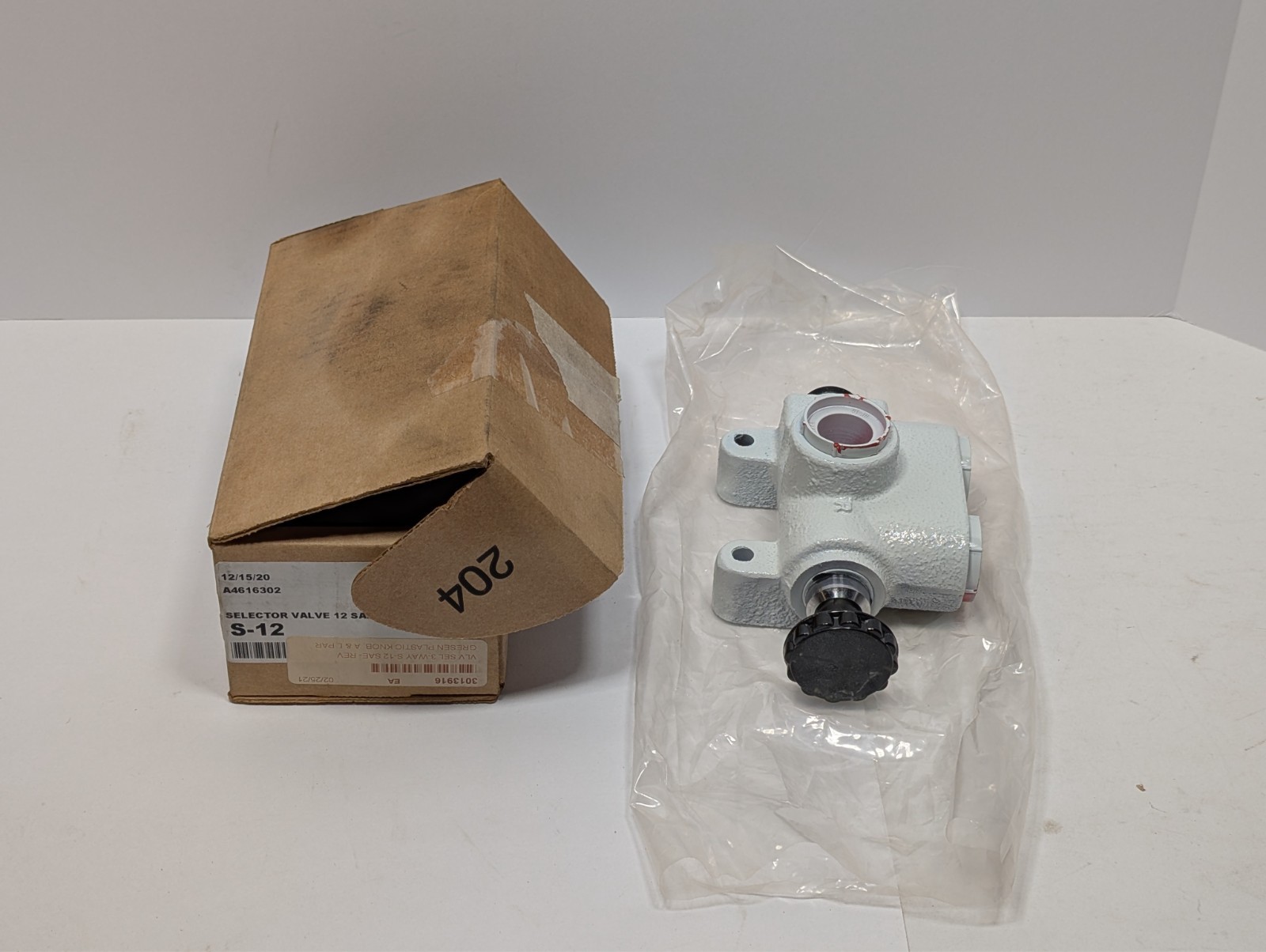 PARKER GRESEN S-12 Selector Valve, 3 Way REV 12 SAE A&L PAR
