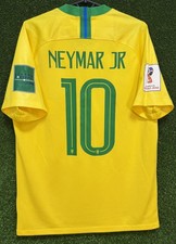 NEYMAR JR #10 MEN'S BRAZIL BRASIL 2018/2020 FOOTBALL SOCCER SHIRT JERSEY SIZE M