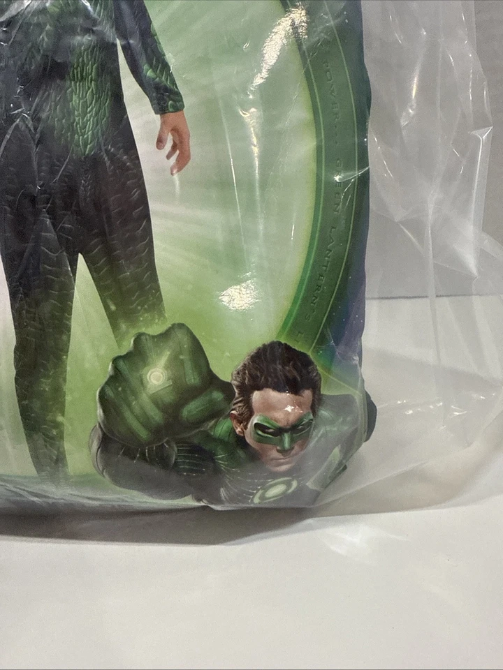 Disfraz para niños Linterna Verde Tomar-Niños Talla Grande 12-14 Disfraz Completo NUEVO Foto 2 de 4