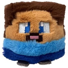 ORIGINAL TY BEANIE STEVE FROM MINECRAFT 4" PLUSH  BOUNCER BALL/SOFT TOY 83056
