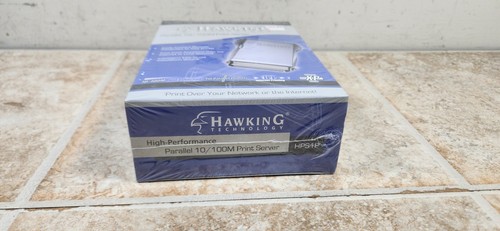 Hawking Technology High Performance Internet 10/100M LAN Print Server HPS1P, New - Picture 2 of 6