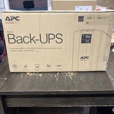 APC Back-UPS Pro BX1000M 1000 VA 600 Watts 8 NEMA Outlets 4 with Surge Protector