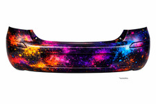 Stoßstange Hinten für Toyota Yaris 2009-2011 lackiert in Wunschfarbe