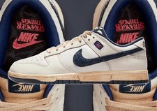Stranger Things QS Dunk Low Phantom Midnight Navy Men's Size US 7-12