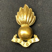 Original WW2 British Army Collar Badge - Royal Artillery