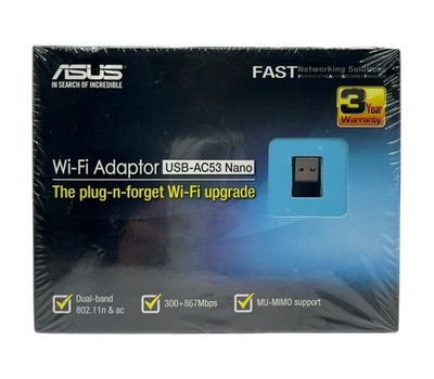 ASUS USB AC53 Nano AC1200 Dual Band Wi Fi USB Stick - NEU OVP