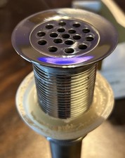 Sink Grid Strainer Drain Assembly Chrome