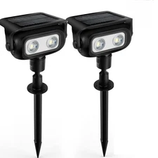 Solar Lights Outdoor, Motion Outdoor Solar Spotlights Waterproof, Outside Wal...