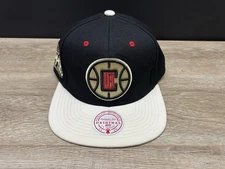 Los Angeles Clippers Pin Drop NBA Mitchell & Ness Snapback Hat Cap