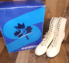 Vintage Sherbrooke Womens Figure Skates Size 8 w/Box Read