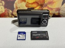 Casio EXILIM ZOOM EX-Z77 7.2MP Digital Camera Black Tested