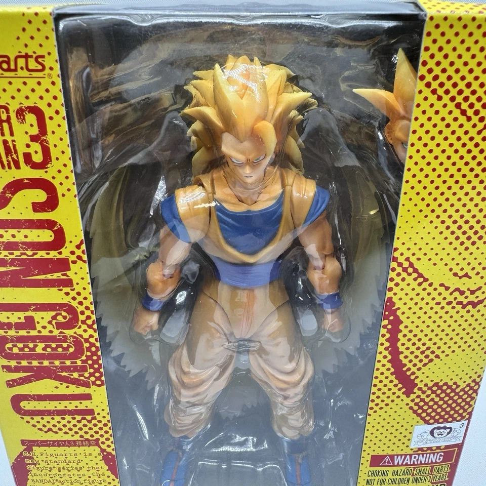 S.H. Figura de acción Figuarts Dragon Ball Z Super Saiyan 3 Son Goku Falta Halo Foto 3 de 4
