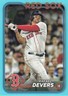 2024 Topps Series 1 RAFAEL DEVERS #22 (FANATICS) Aqua - BOSTON RED SOX