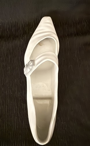 Selten-VNTG NAO Lladro LG Damen Pumps Schuh mit grauer Schnalle Porzellan Figur DSCN - Bild 5 von 12